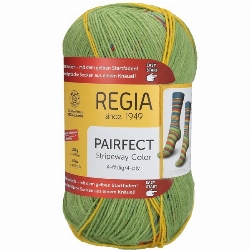 Regia Pairfect 4 ply Petrol-Lime