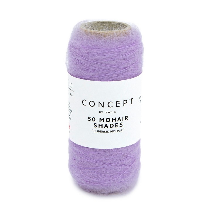 50 Mohair Shades violet pastel