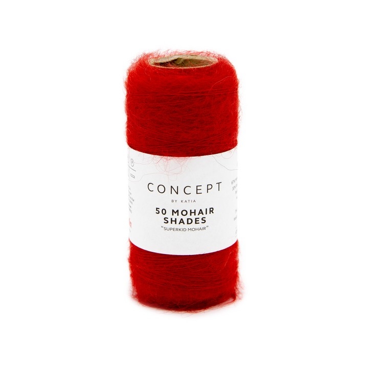 50 Mohair Shades rouge