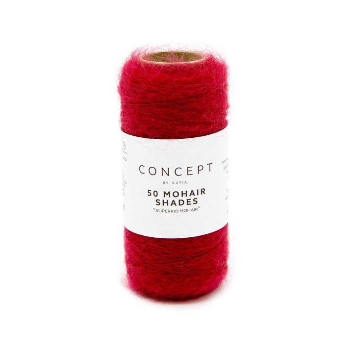 50 Mohair Shades rouge brillant