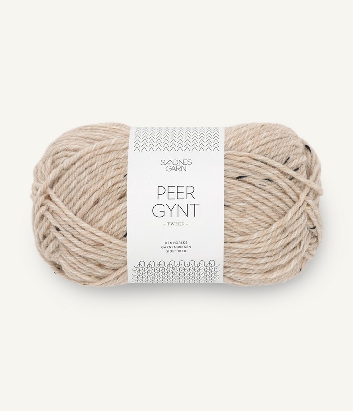 PEER GYNT beige natural tweed