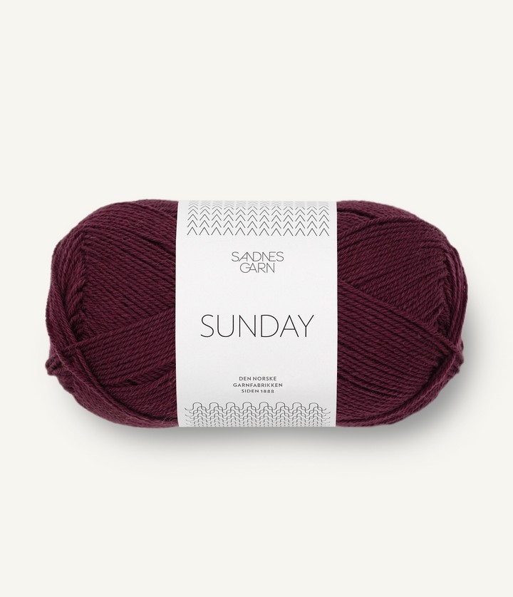 SUNDAY deep burgundy