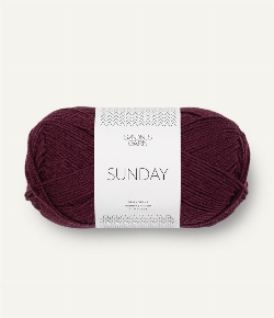 SUNDAY deep burgundy