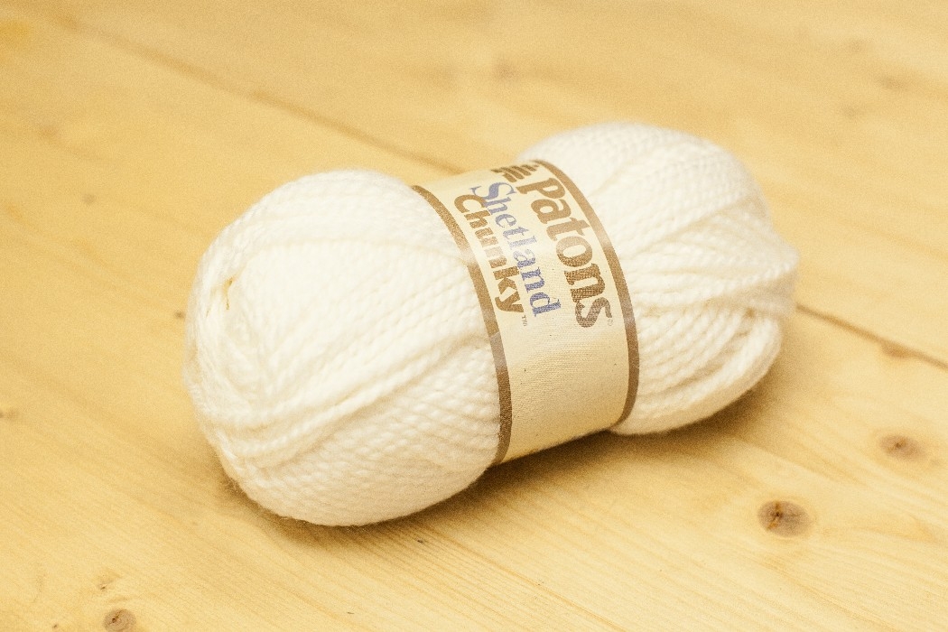 Shetland Chunky blanc