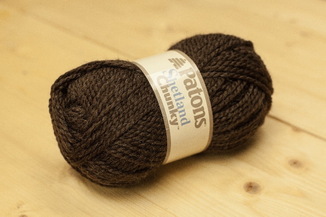 Shetland Chunky brun terre
