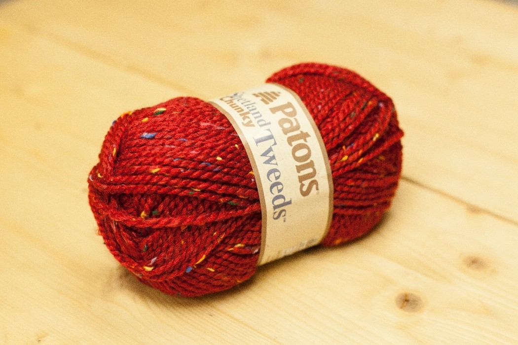 Shetland Chunky T. rouge foncé