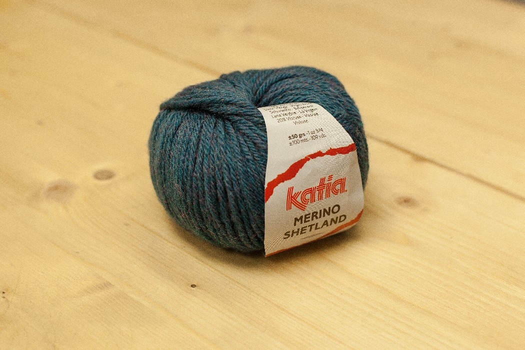 Merino Shetland bleu