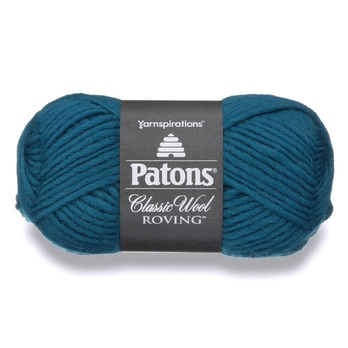 Classic Wool roving bleu pacifique