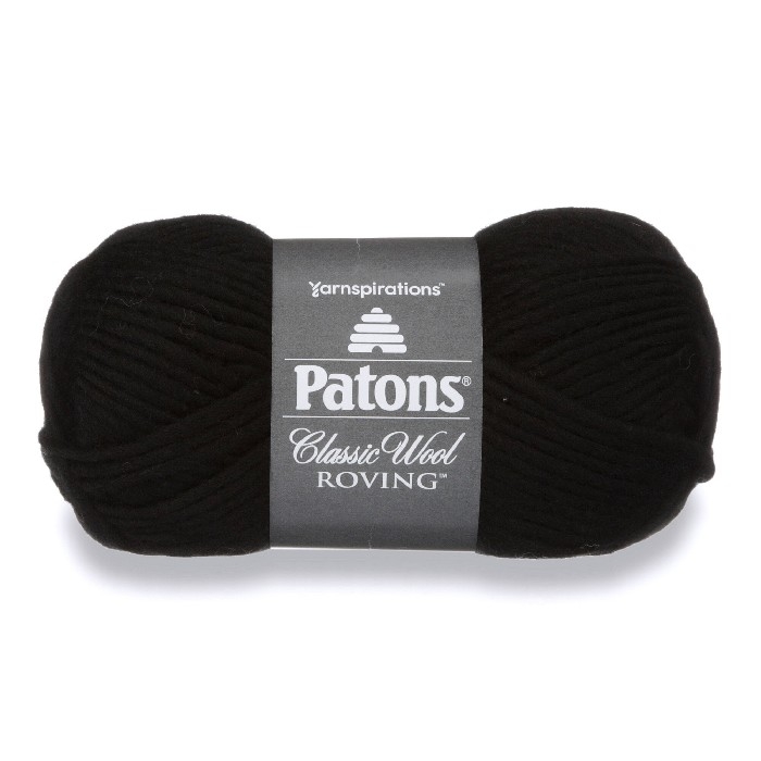 Classic Wool roving noir