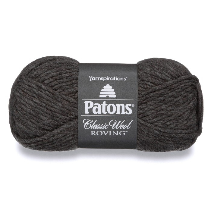 Classic Wool roving gris foncé