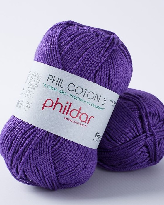 Phil coton 3 violet