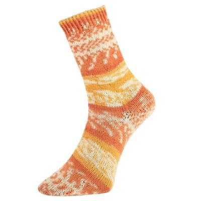 Fjord socks orange-jaune 182