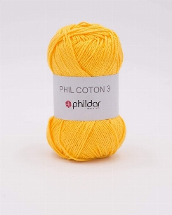 Phil coton 3 jaune d'or