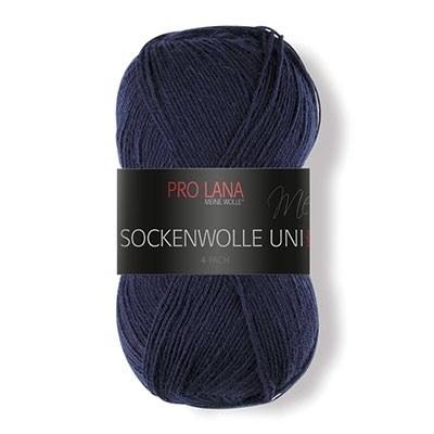 Sockenwolle uni dark blue