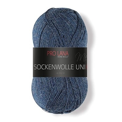 Sockenwolle uni bleu medium