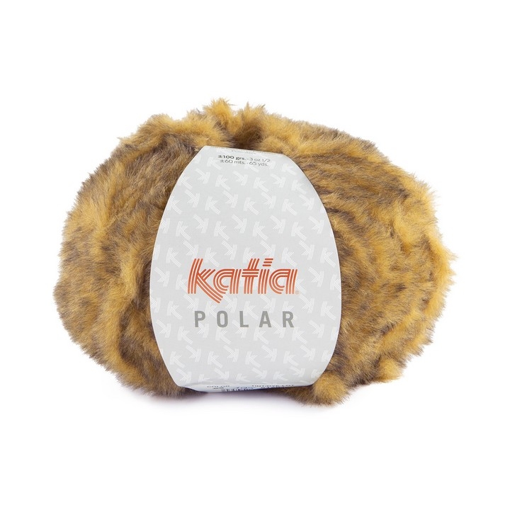 Katia Polar moutarde noir