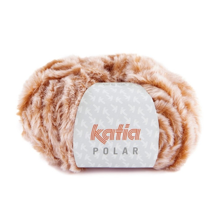 Katia Polar camel-blanc